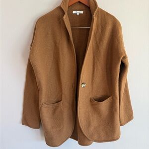 Madewell Tan Wool Blazer XS